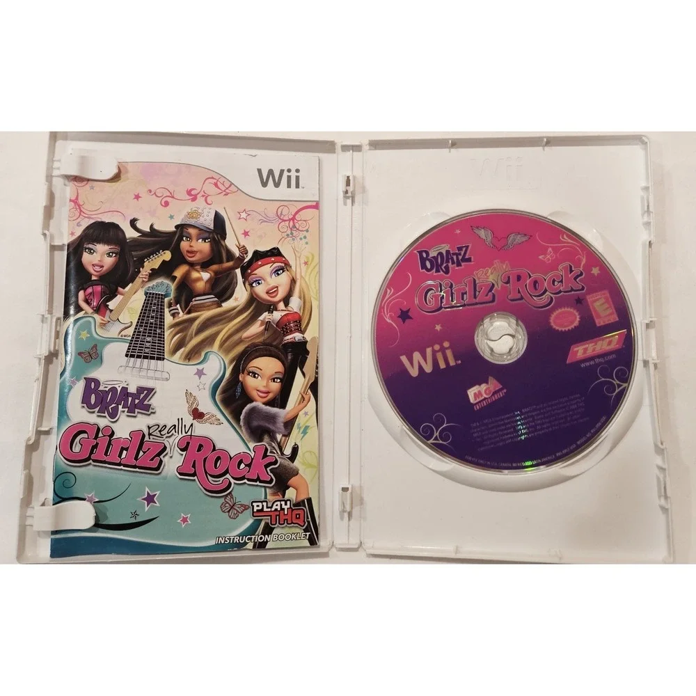Bratz Girlz Really Rock Nintendo Wii Complete CIB w/ Manual